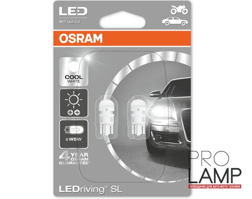 Светодиодные лампы Osram Standart Cool White W5W - 2880CW-02B — Osram LEDriving STANDARD RETROFIT 2880CW 3