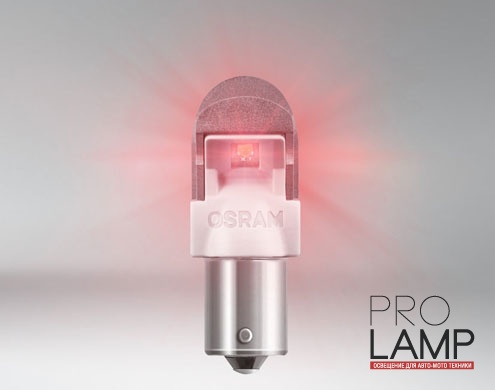 Светодиодные лампы Osram Premium Red P21W - 7556R-02B