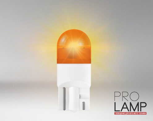 Светодиодные лампы Osram Premium Amber W5W - 2855YE-02B (2шт.) — Osram LEDriving PREMIUM RETROFIT 2855YE 4