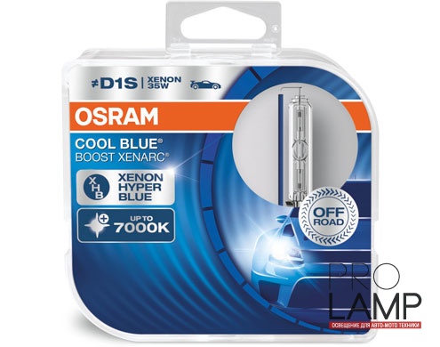 Штатные ксеноновые лампы D1S. Osram Xenarc Cool Blue Boost - 66140CBB-HCB