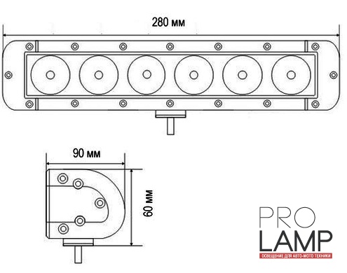 Светодиодная балка PRL-76012-60 — PRL 76012 60 combo 2
